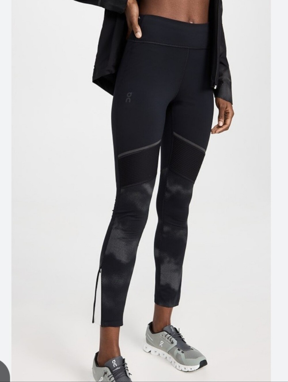 On Running Black High-Waist Performance Leggings Sz M